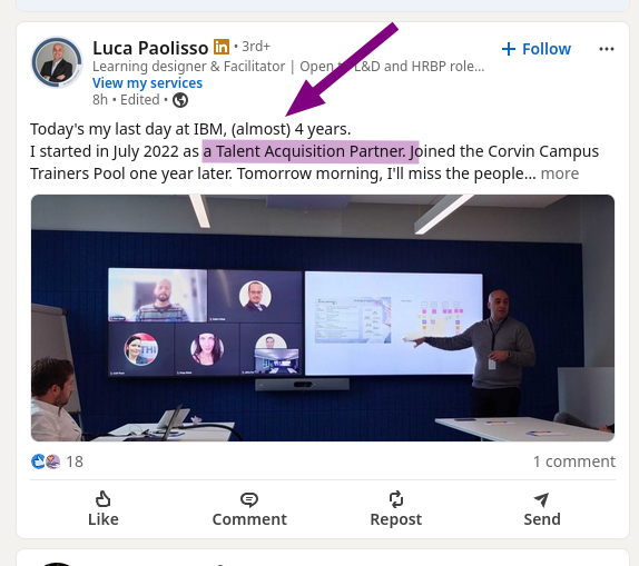 I started in July 2022 as a Talent Acquisition Partner.