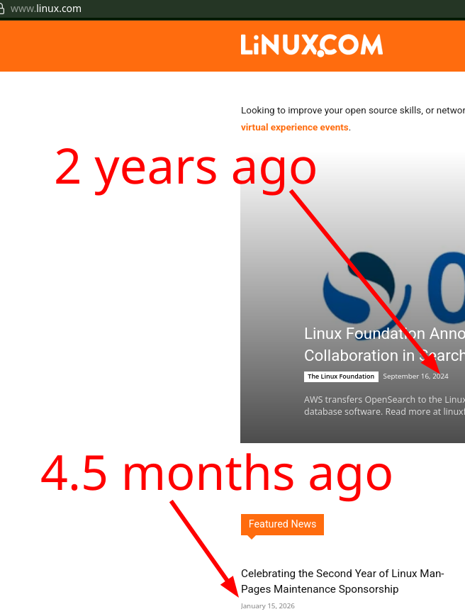 [2 years ago and 4.5 months ago] Linux Foundation Announces OpenSearch Software Foundation to Foster Open Collaboration in Search and Analytics