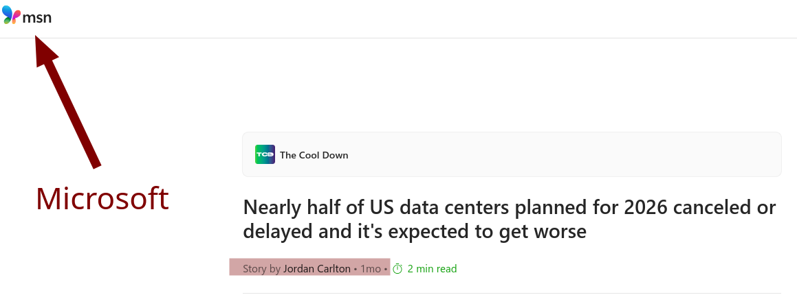 Nearly half of US data centers planned for 2026 canceled or delayed and it's expected to get worse