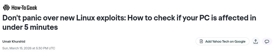 Don't panic over new Linux exploits: How to check if your PC is affected in under 5 minutes