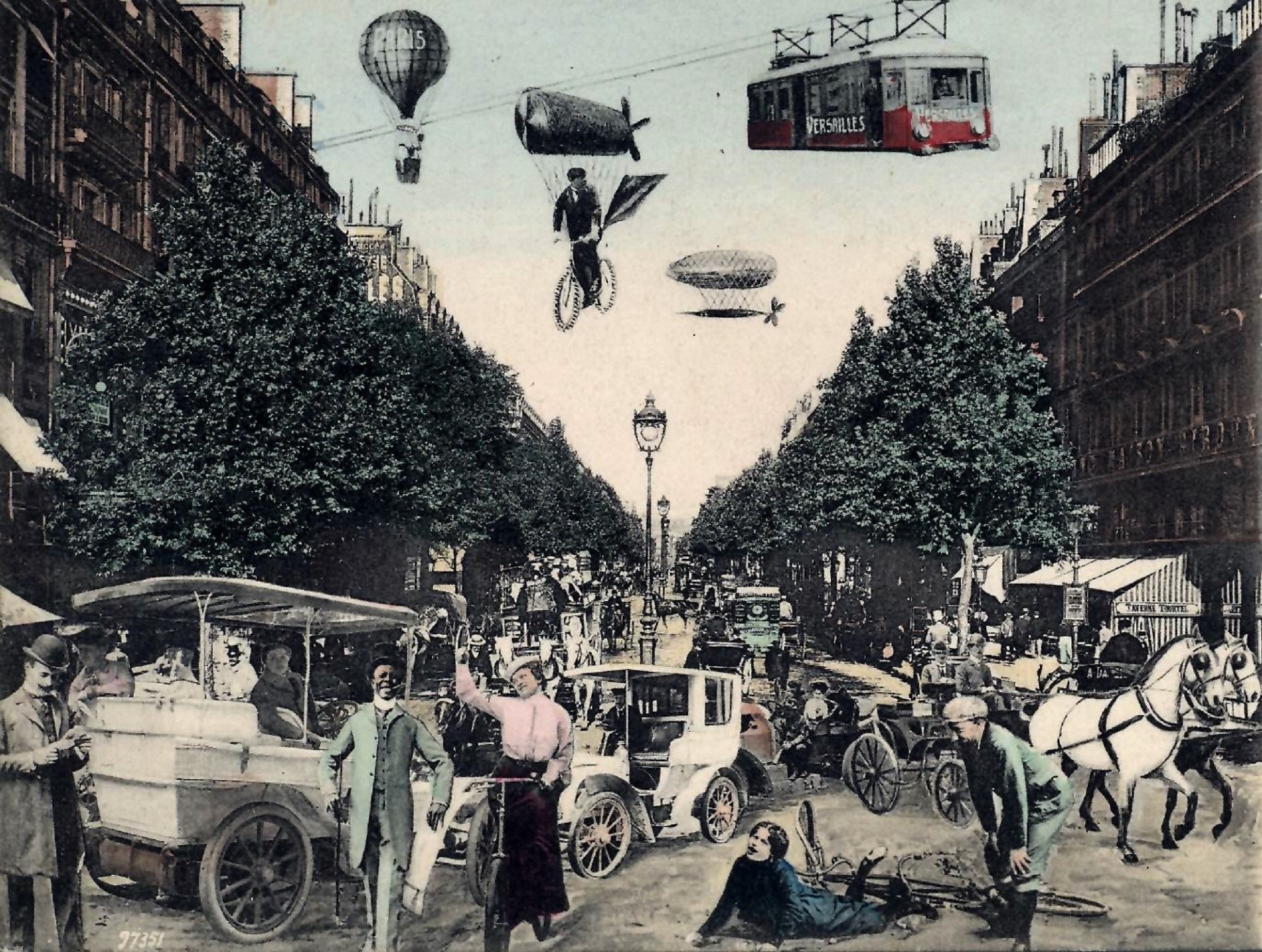 Paris France In The Future 1905 Public Domain