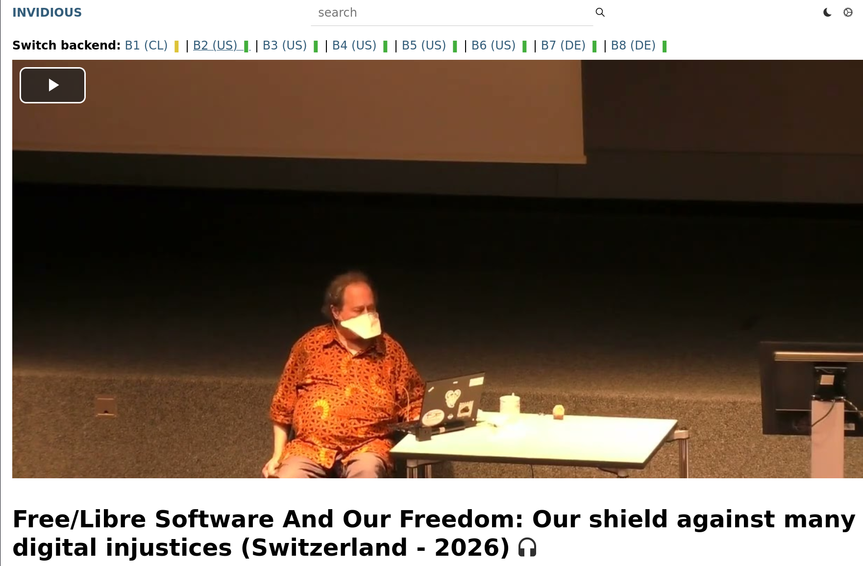 Libre Software And Our Freedom: Our shield against many digital injustices (Switzerland - 2026)