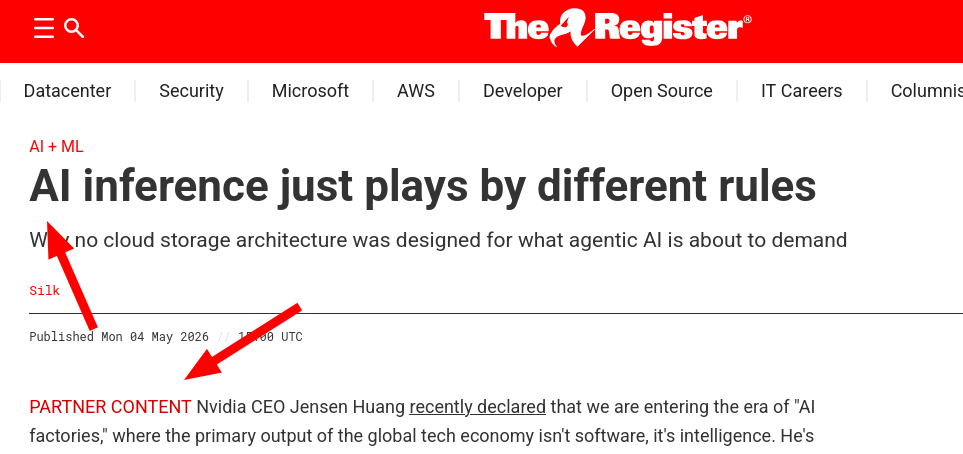 AI inference just plays by different rules