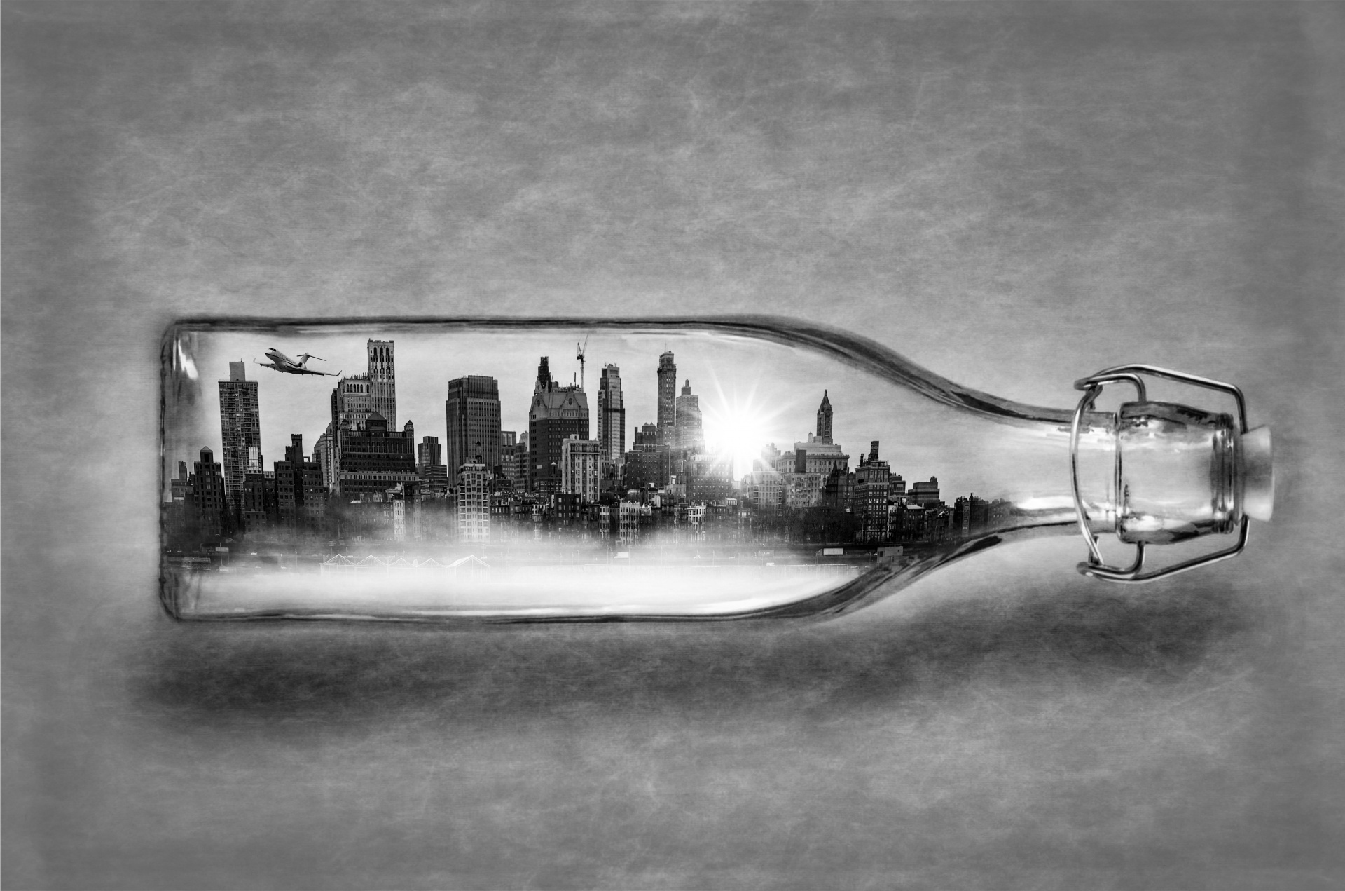 Town In Bottle