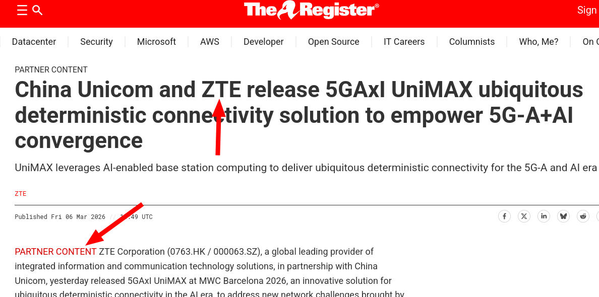 China Unicom and ZTE release 5GAxI UniMAX ubiquitous deterministic connectivity solution to empower 5G-A+AI convergence