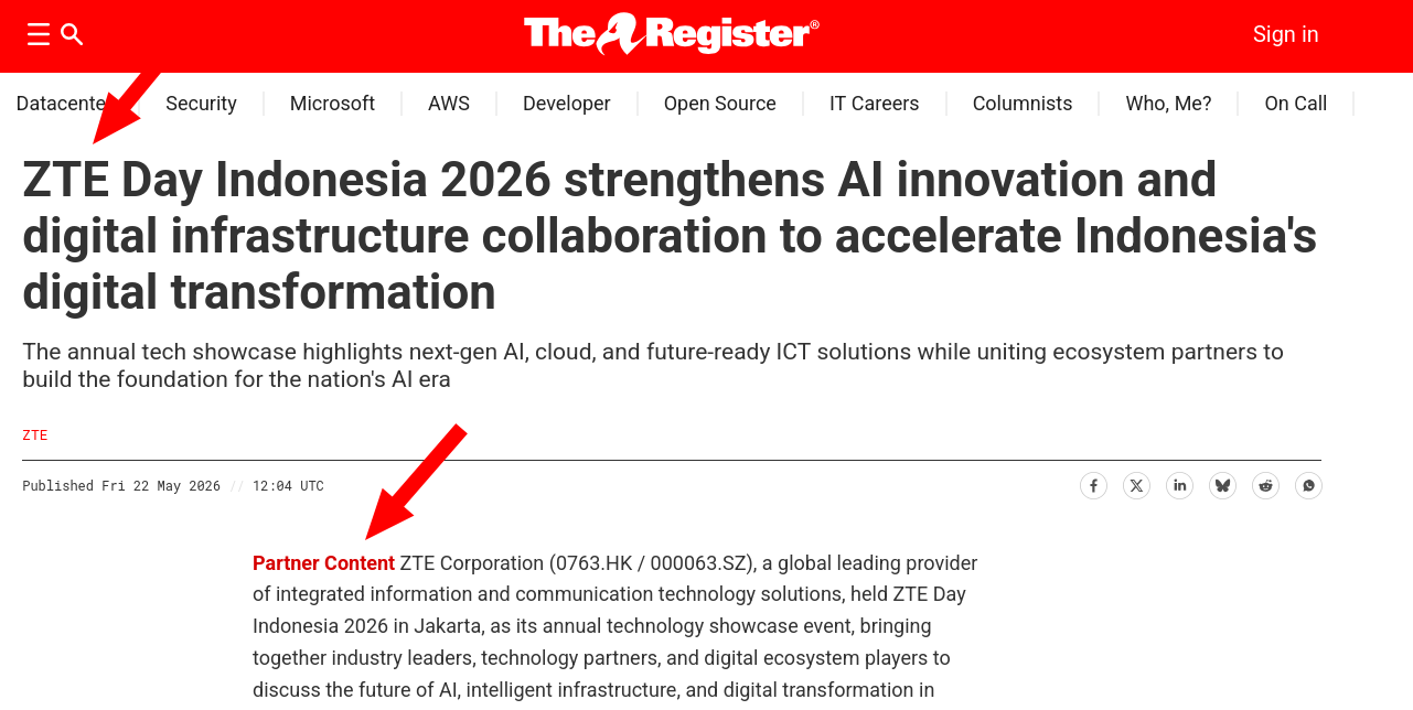 ZTE Day Indonesia 2026 strengthens AI innovation and digital infrastructure collaboration to accelerate Indonesia's digital transformation