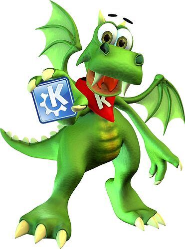 KDE dragon