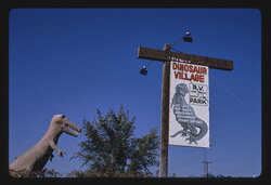 Dinosaur Village RV Mobile Home Park, Jensen, Utah.