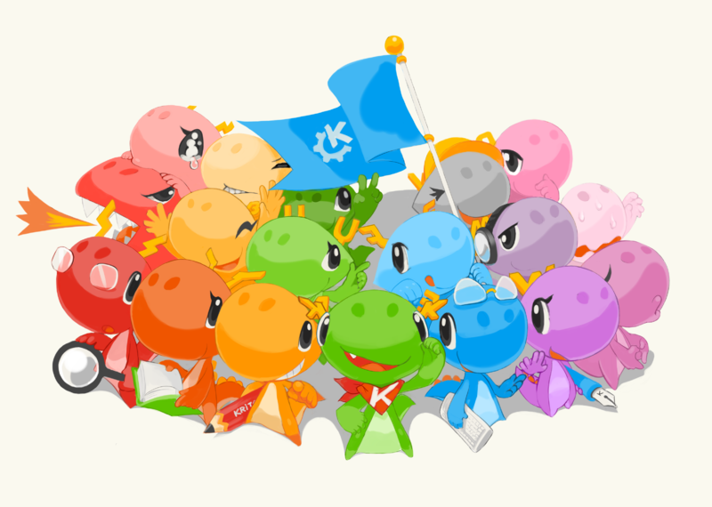 KDE dragons