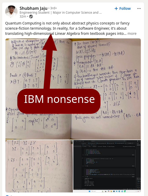 IBM nonsense