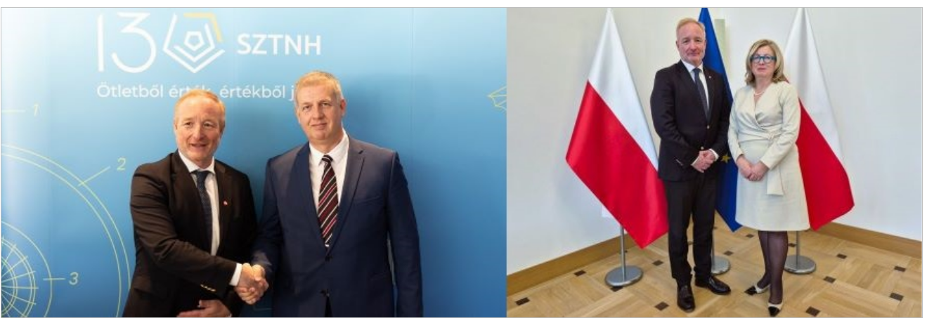 Campinos with Hungarian IPO Director Szabolcs Farkas