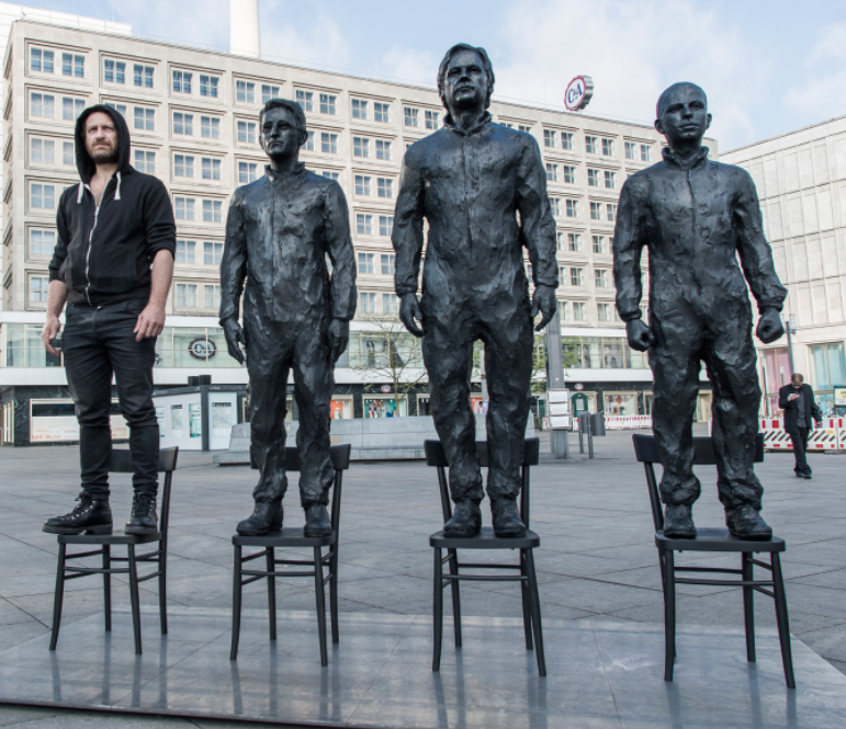 The whistleblowers Edward Snowden, Julian Assange, and Chelsea Manning