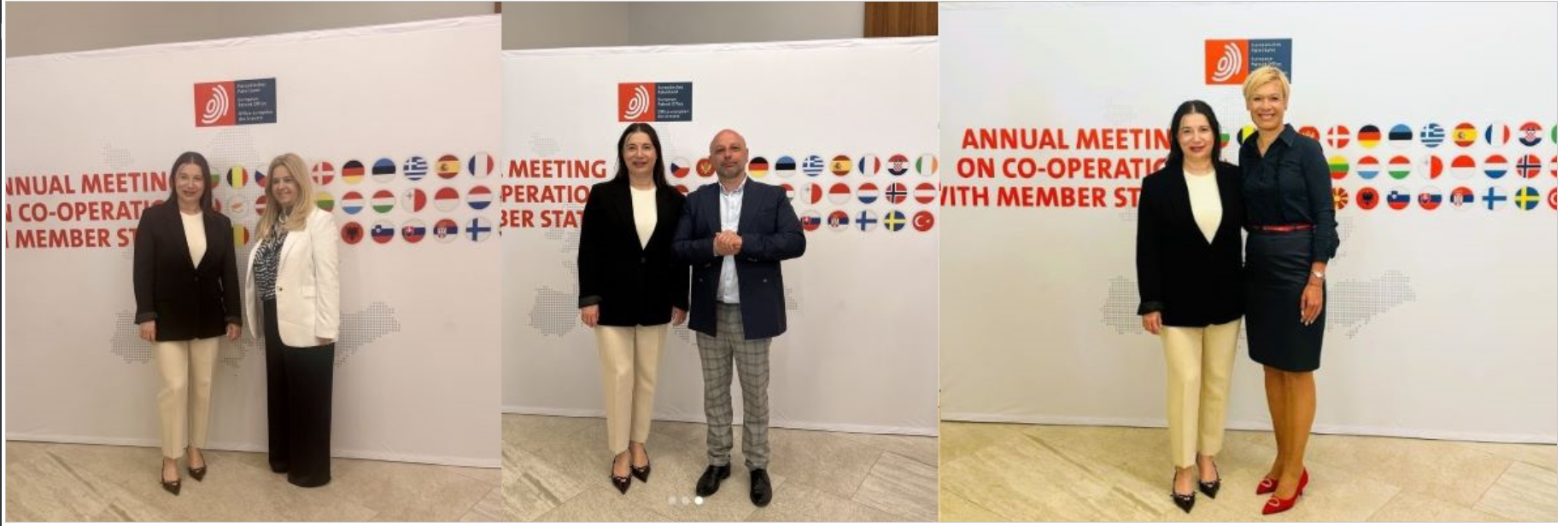 Ljiljana Kuterovac, with the directors of other national IPOs (from left to right): Irene Mylona-Chrysostomou (Cyprus), Pavol Gregorčok (Slovakia) and Karin Žvokelj (Slovenia)