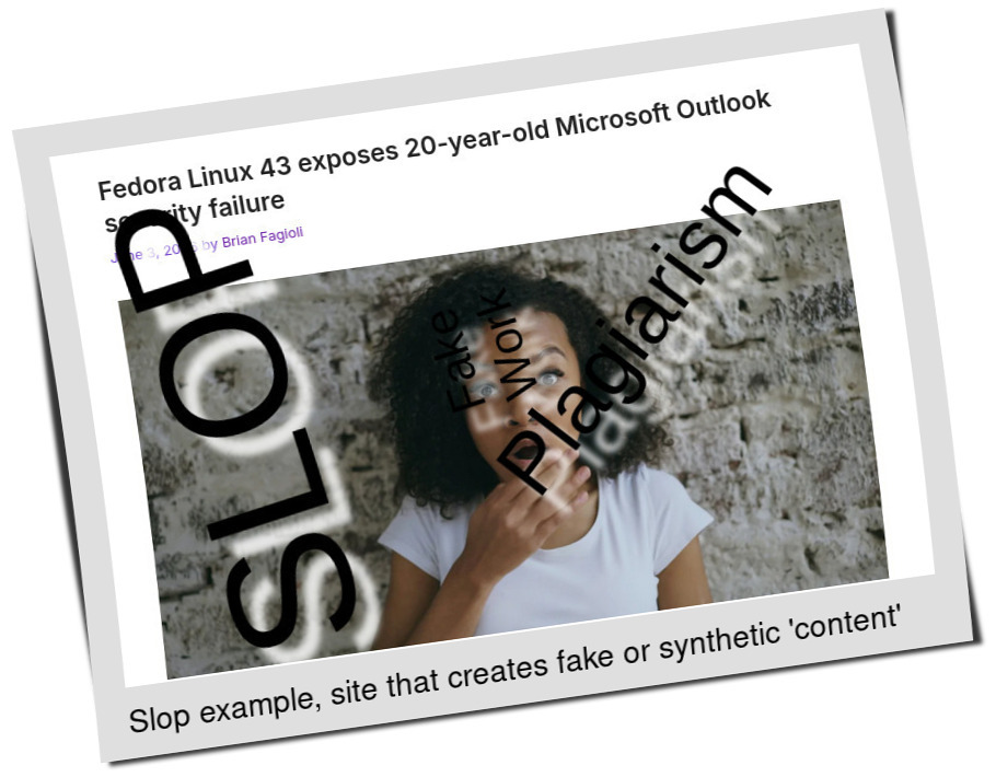 Slop or fake: Fedora Linux 43 exposes 20-year-old Microsoft Outlook security failure