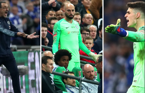Kepa’s shootout mutiny emblematic of Sarri’s sinking ship at Chelsea