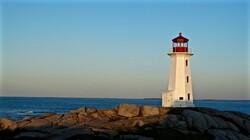Lighthouse At Sunrise