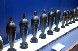 WWII vintage mortar shells