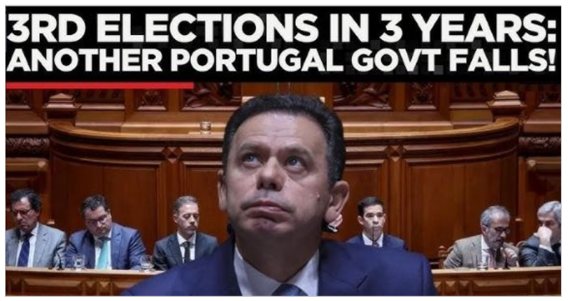 third set of snap elections in Portugal in as many years