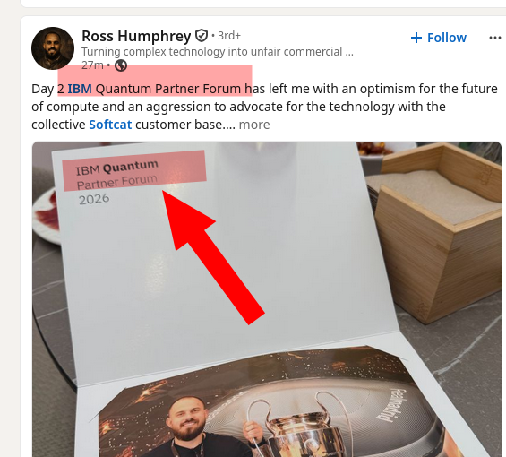 Day 2 IBM Quantum Partner Forum has left me with an optimism for the future of compute and an aggression to advocate for the technology