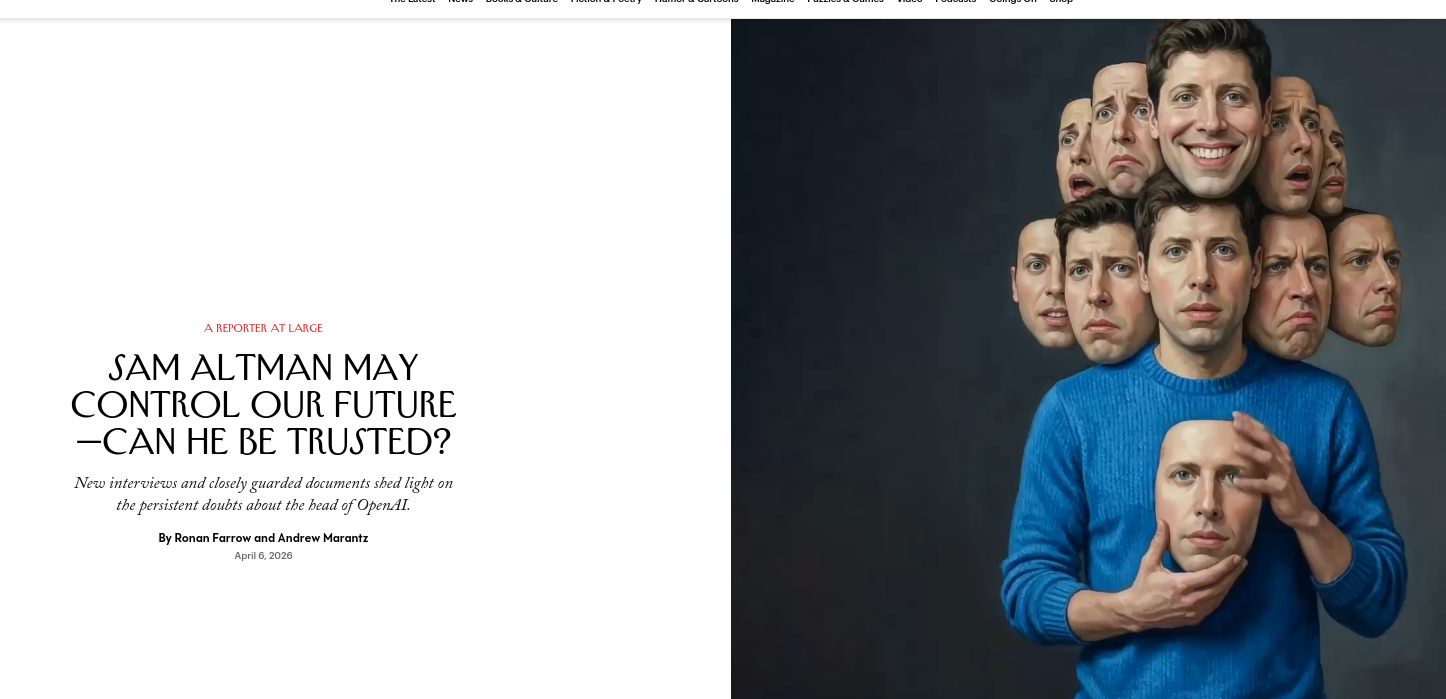 Sam Altman May Control Our Future—Can He Be Trusted?