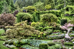 Sunken Gardens at Butchart Gardens, Victoria, Canada