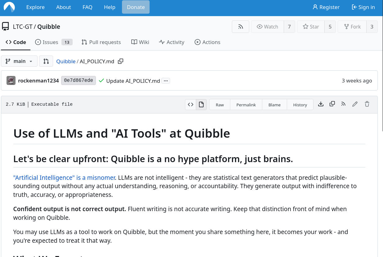 Let's be clear upfront: Quibble is a no hype platform, just brains.
