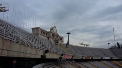 Inside the Olympic Stadium in Barcelona from 1992 games.