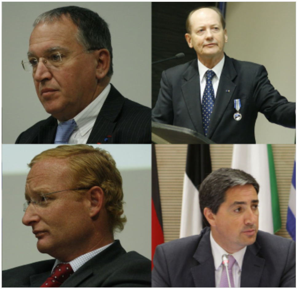 Benoît Battistelli, Martti Enäjärvi, João Negrão and António Campinos