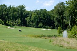 Golf course greens Georgia, USA