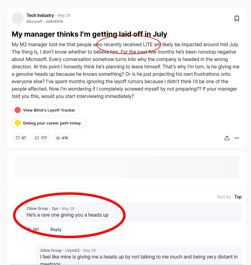 My manager thinks I’m getting laid off in July