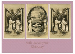 Lovely vintage birthday card for mother