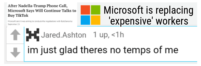Microsoft is replacing 'expensive' workers