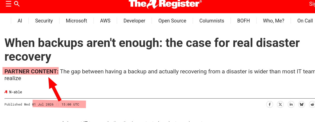 When backups aren't enough: the case for real disaster recovery