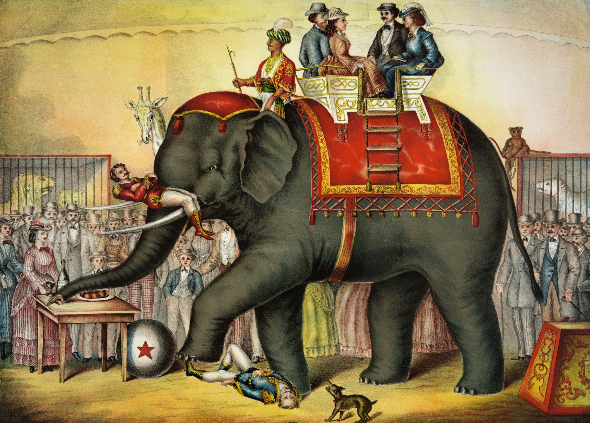 Vintage public domain illustration available from the library of congress.