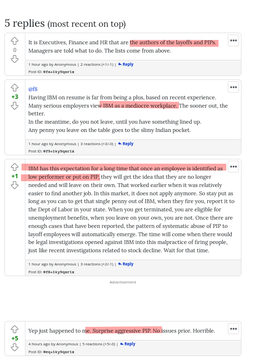 It is Executives, Finance and HR that are the authors of the layoffs and PIPs. Managers are told what to do. The lists come from above.