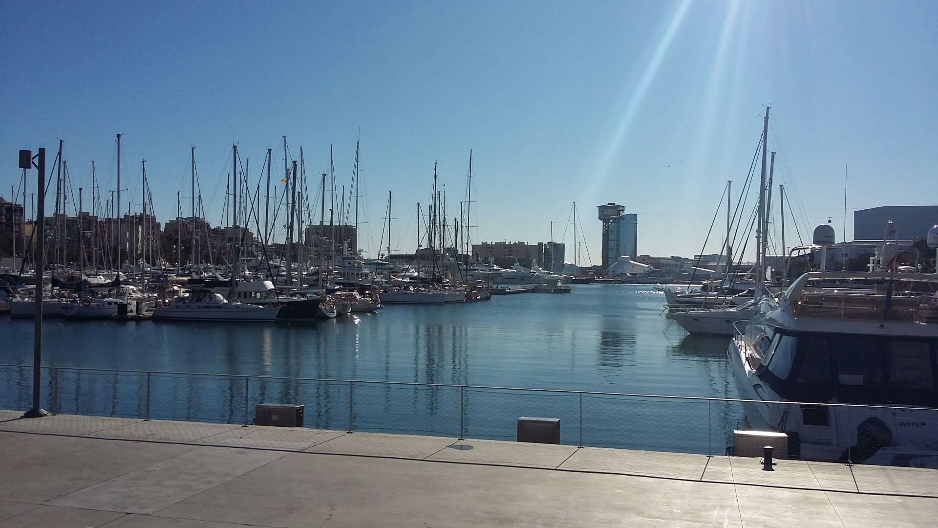 Port Vell is the name of the harbour in Barcelona