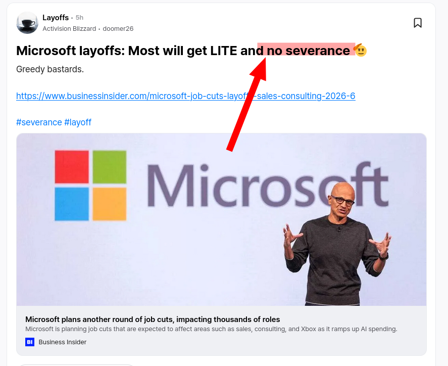 Microsoft layoffs: Most will get LITE and no severance
