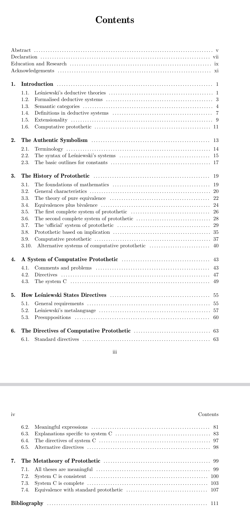 Le´sniewski’s deductive theories