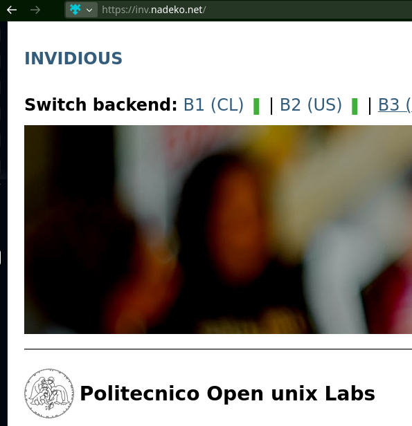 Politecnico Open unix Labs