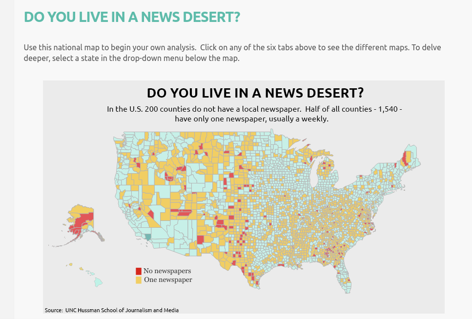 Use this national map to begin your own analysis. Click on any of the six tabs above to see the different maps. To delve deeper, select a state in the drop-down menu below the map.