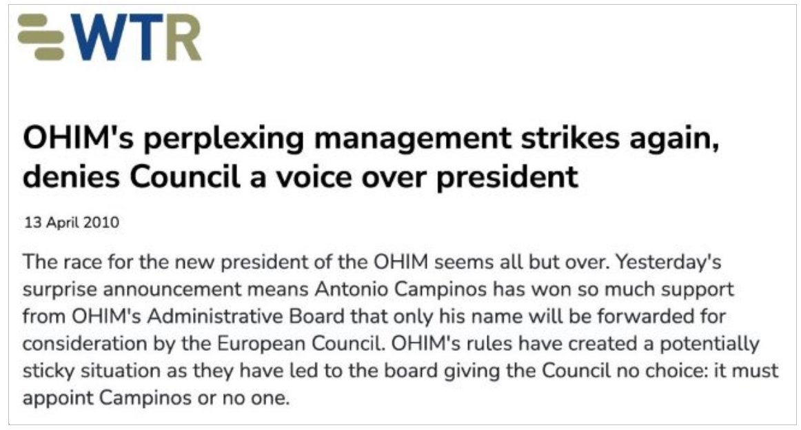 HIM's perplexing management strikes again, denies Council a voice over President