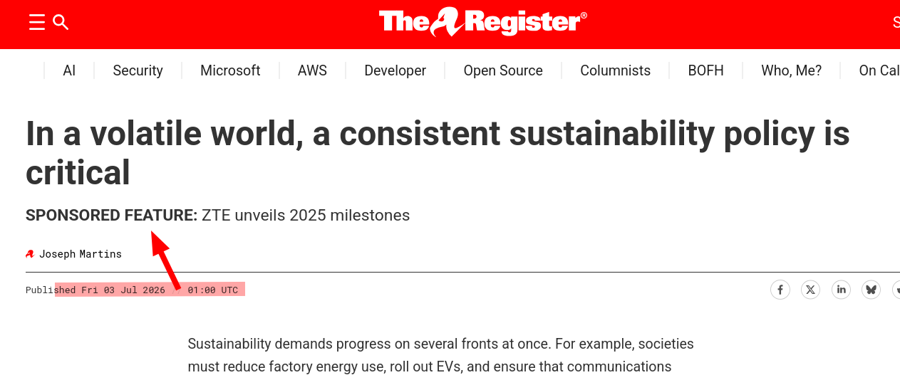 In a volatile world, a consistent sustainability policy is critical