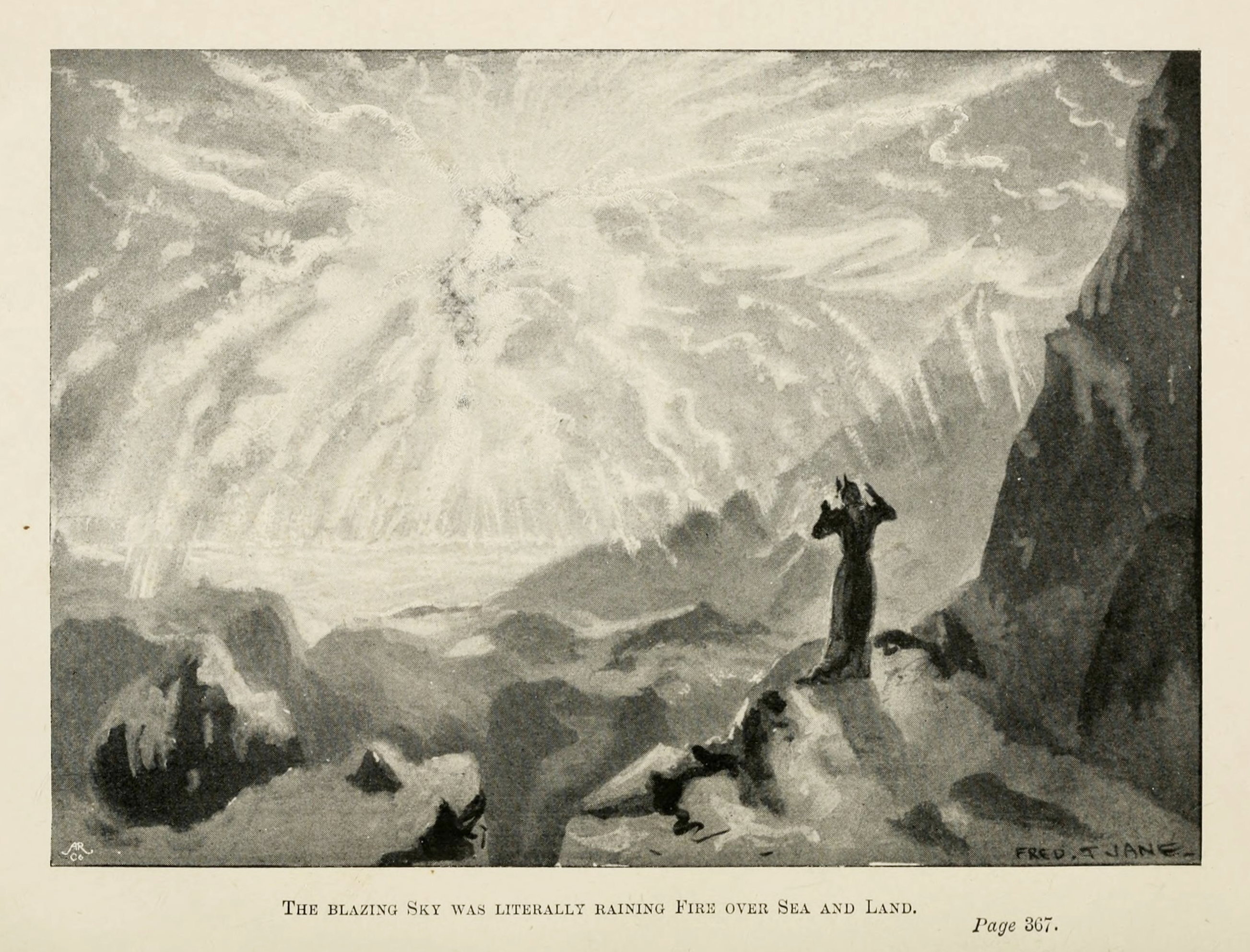 The Blazing Sky was Literally Raining Fire Over Sea and Land
