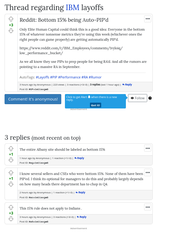 Reddit: Bottom 15% being Auto-PIP'd