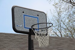Top of a basketball net