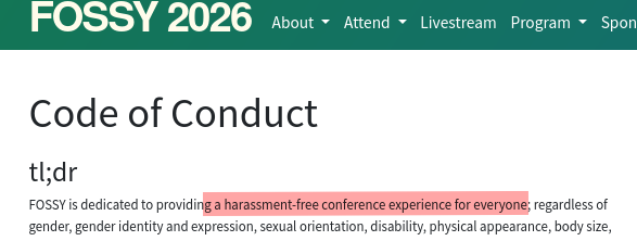 Code of Conduct