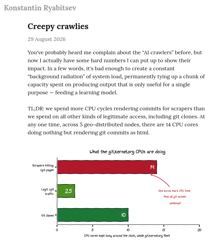 Creepy crawlies