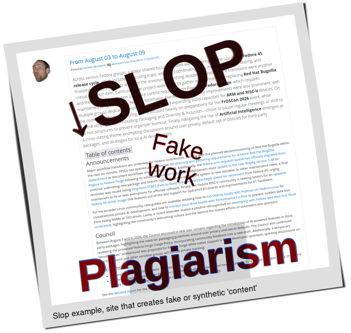 Slop or fake: Aurélien Bompard
