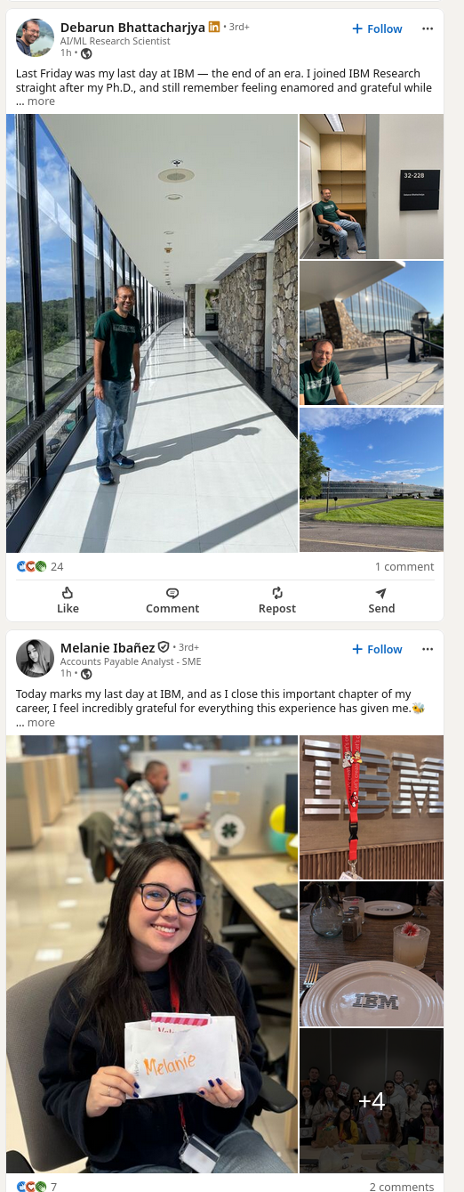 Last Friday was my last day at IBM — the end of an era. I joined IBM Research straight after my Ph.D.