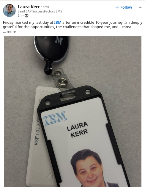 Friday marked my last day at IBM after an incredible 10‑year journey. I’m deeply grateful for the opportunities, the challenges that shaped me
